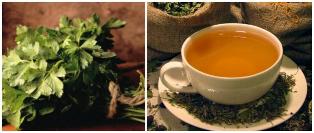 decoction vun Petersilie Samen