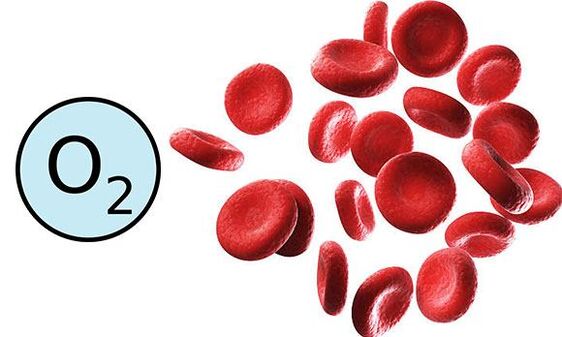 Sauerstoff am Blutt während Geschlecht mat Prostatitis