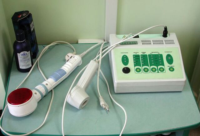 Physiotherapie Apparat benotzt an chronescher Prostatitis